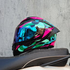 Kask zimowy LVS-701 z pełną osłoną twarzy i podwójnym systemem wizjera