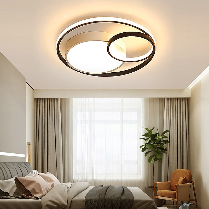 Oriselle | Contemporary Endless Rings LED Ceiling Light | Petprovac