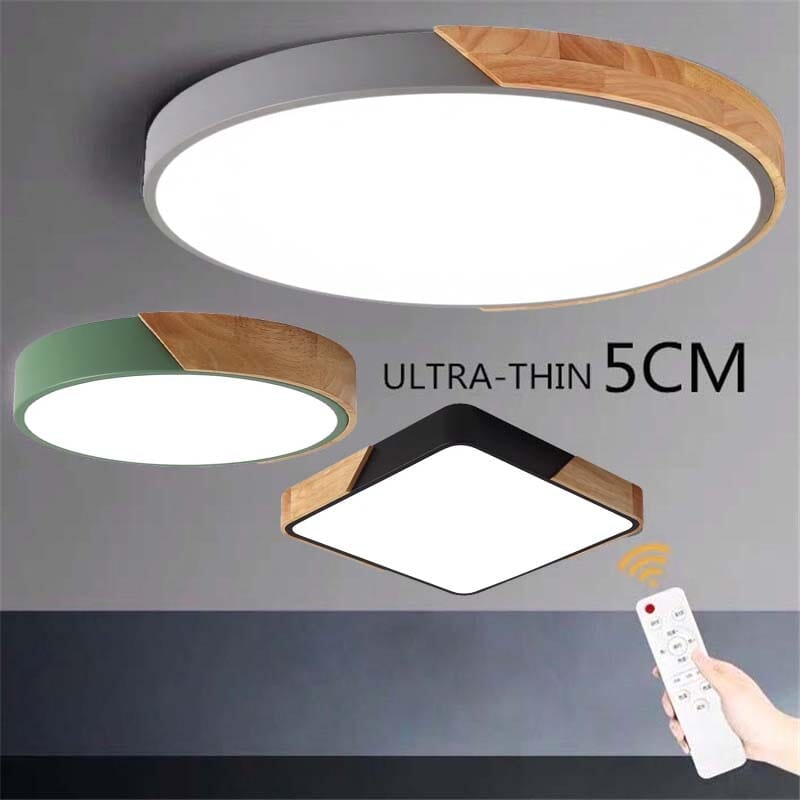 Lampadario in legno Corven