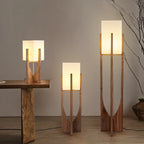 VerdantOak LED Wood Pendant Lights Series Natural Finish