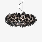 現代風水晶の吊り下げ灯—居間と寝室用の上品な発光ダイオード天井照明器具