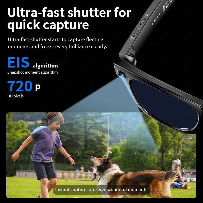 Smart Bluetooth Camera Glasses