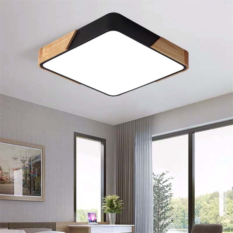 Lampadario in legno Corven