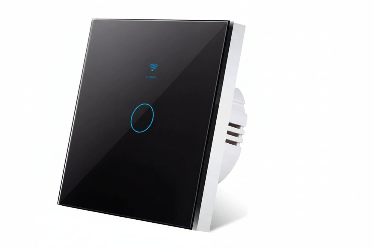 Inteligentny dotykowy włącznik światła WiFi do Alexa i Google Home, nie wymaga przewodu neutralnego