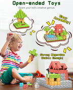 Set di Blocchi Magnetici STEM per Bambini Kit di Apprendimento Creativo