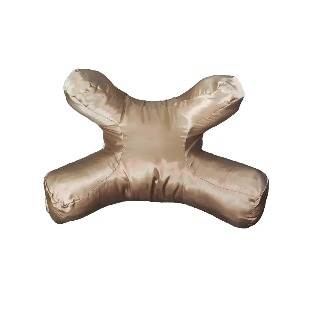 Almohada facial SylvaDream con funda de satén lujosa para cuatro posiciones para dormir