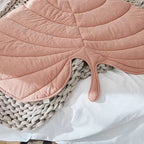 Cool Breathable Dog Mat Leaf Shaped Washable For Pets