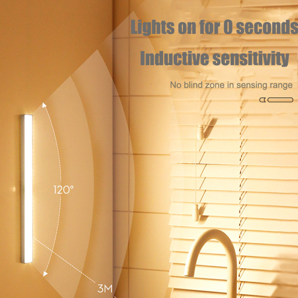 Luce a LED wireless con sensore di movimento per armadietto da cucina