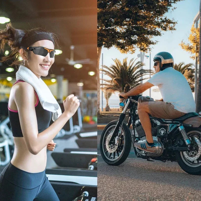 Gafas de sol polarizadas AeroView con cámara 1080P para exteriores