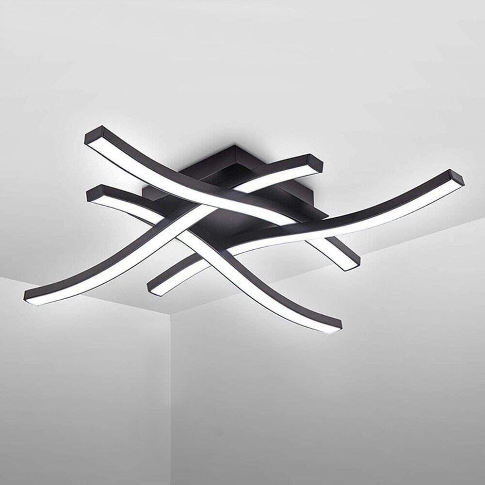 Lampada da soffitto a forma di forchetta