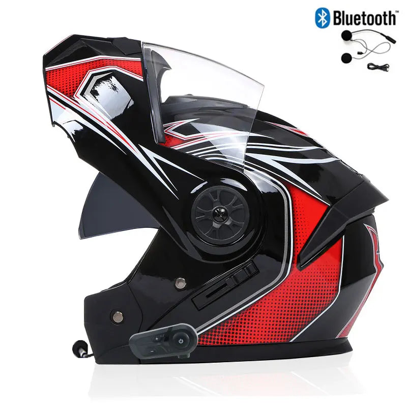 Modulární motocyklová přilba s Bluetooth integrací