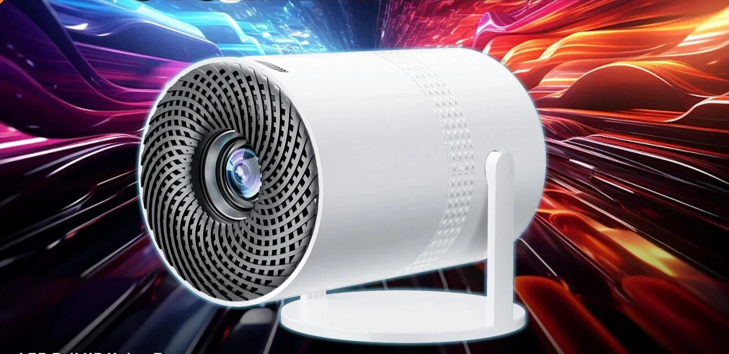 Clevora P300 ミニポータブルプロジェクター | 4K/8K ビデオデコーディング、720p HD、Android 11、Wi-Fi、Bluetooth 5.1