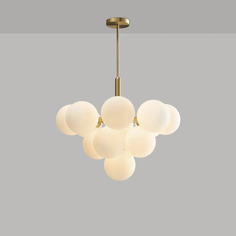 Kestrel Iron Fem-hodet LED Hengelampe Lysekrone