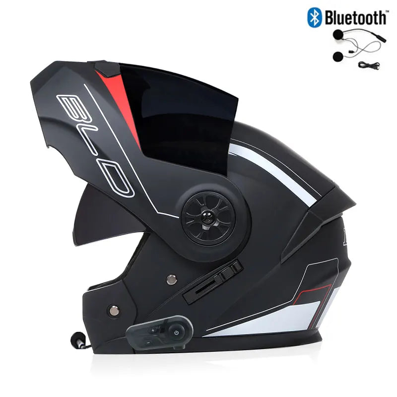 Modulární motocyklová přilba s Bluetooth integrací