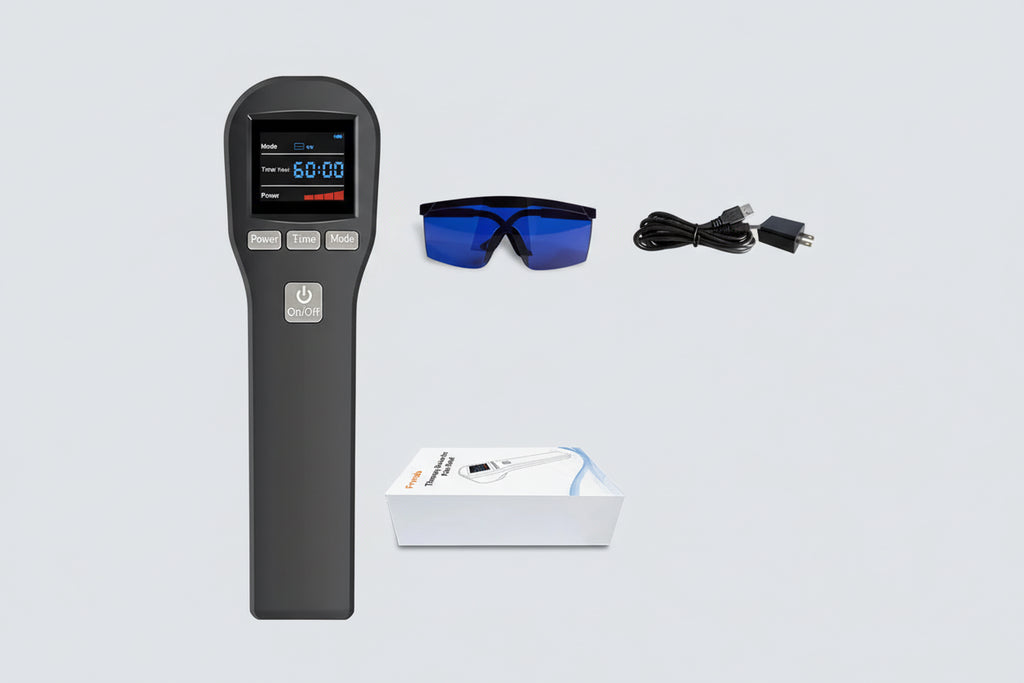 Kompaktes Lasertherapiegerät zur Schmerzlinderung und Muskelregeneration
