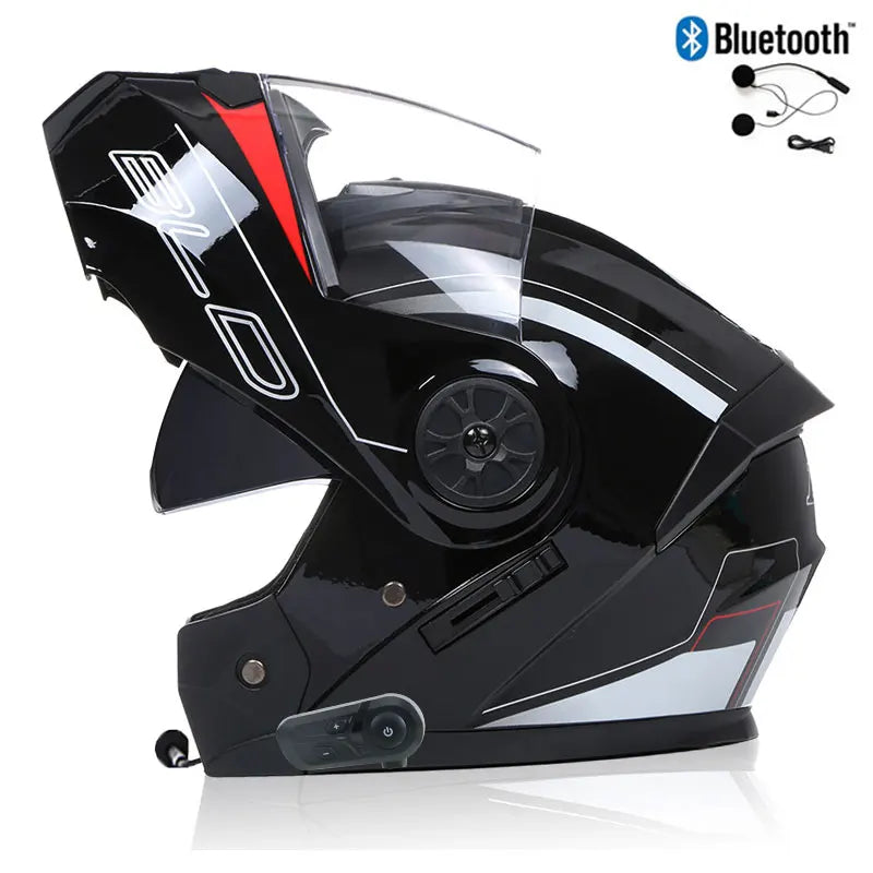 Modulární motocyklová přilba s Bluetooth integrací