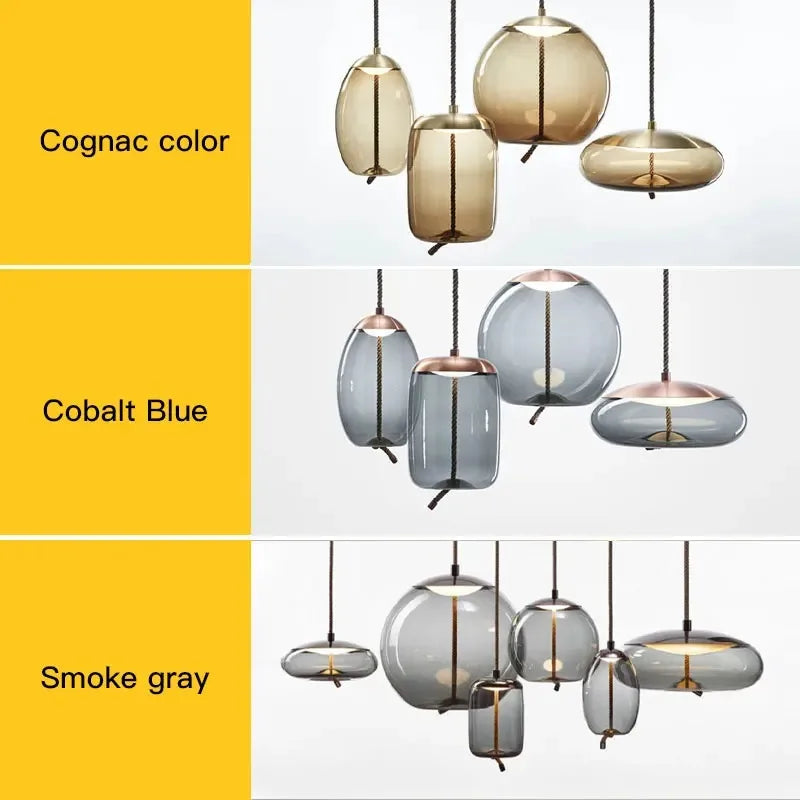 Aurum Glas Design Loftlampe Moderne Ophæng