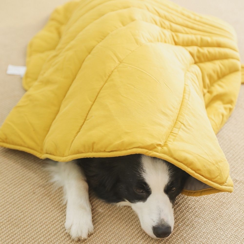 Cool Breathable Dog Mat Leaf Shaped Washable For Pets