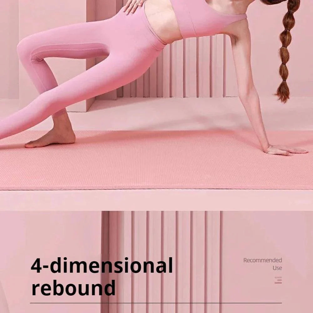 Skridsikker Yogamåtte til Komfort, Stabilitet og Holdbarhed for Alle Niveauer