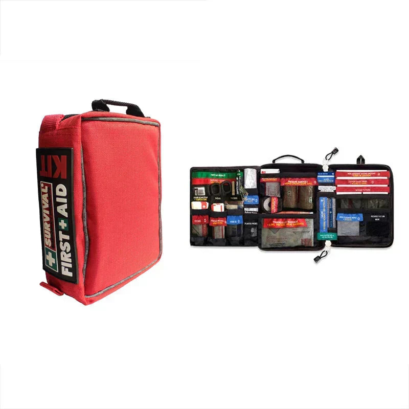 TerraGuard Kit di Primo Soccorso da Viaggio Borsa Medica Impermeabile Pro