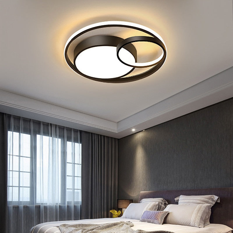 Oriselle | Contemporary Endless Rings LED Ceiling Light | Petprovac