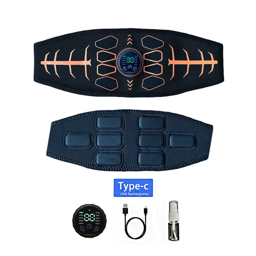 Ceinture de tonification abdominale avec dix modes et trente niveaux d'intensité