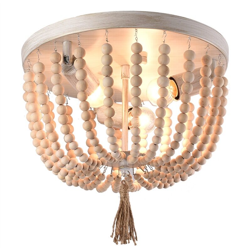 Lampada da soffitto in stile rustico