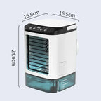Portable Cooling Fan with Refreshing Spray Function