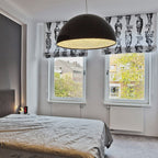 Lampu Gantung Ruang Makan Solara Ember Gaya Pertengahan Abad Dengan Cahaya LED Boleh Laras