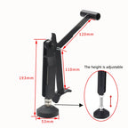 Universal Motorcycle Wheel Stand With Adjustable Height And Self-Locking