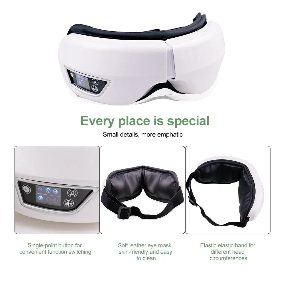 Smart Airbag Eye Massager For Relaxation And Sleep Therapy