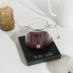Digital kaffevægt med automatisk timer, flowratevisning, tara og 0,1 g præcision