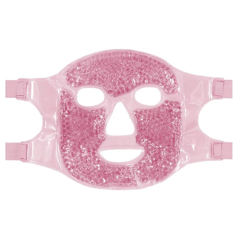 Cold and Hot Therapy Full Face Gel Bead Mask with Eye Compress
