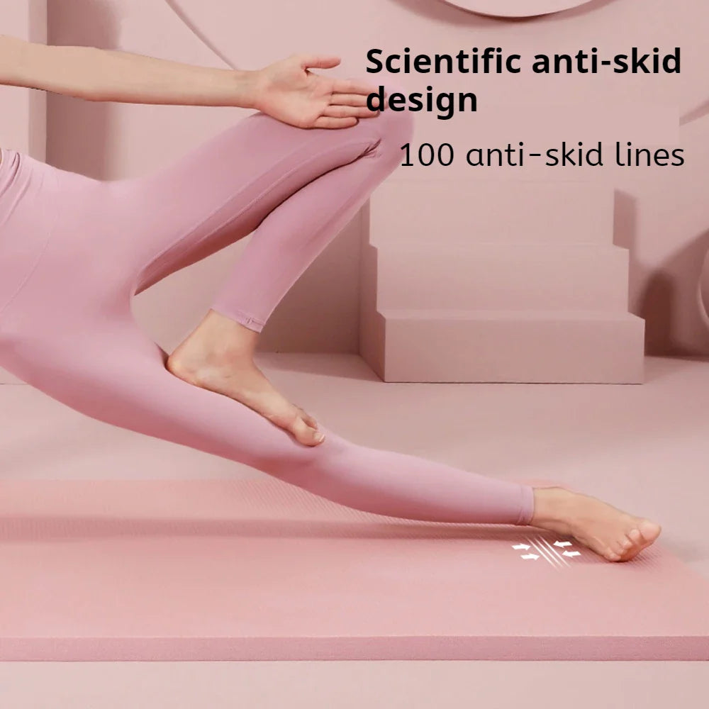 Skridsikker Yogamåtte til Komfort, Stabilitet og Holdbarhed for Alle Niveauer