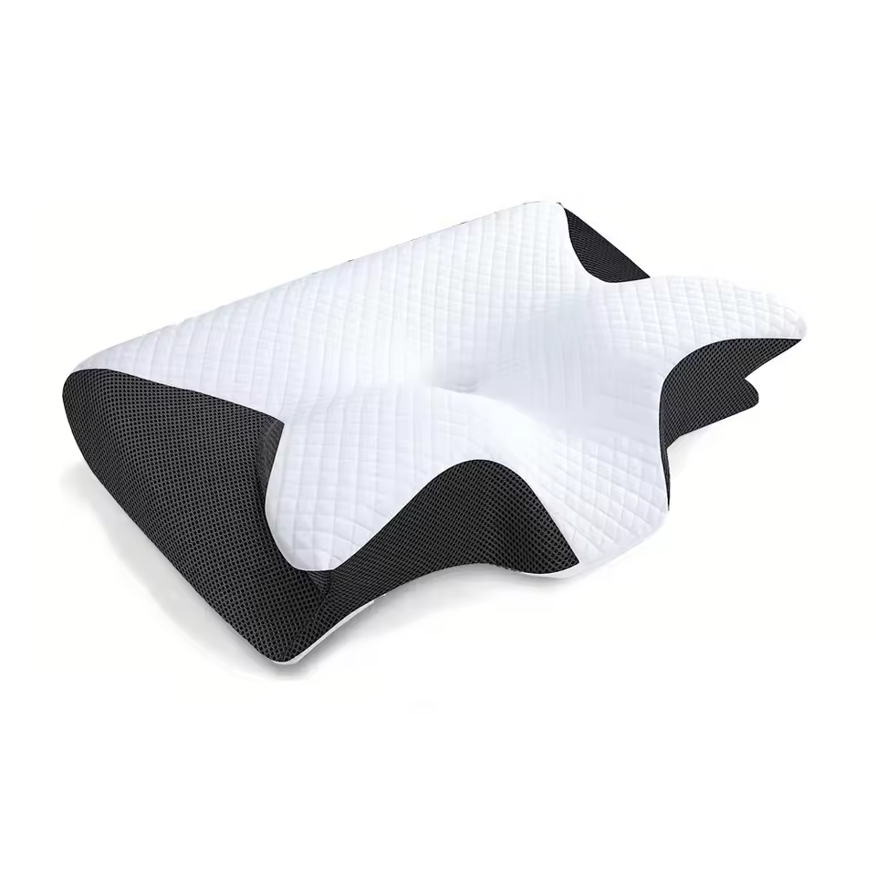 Cuscino per il collo in memory foam 2 in 1 per ogni tipo di dormiente