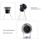 Bouteille d'eau en verre borosilicaté Kirrea | Petprovac