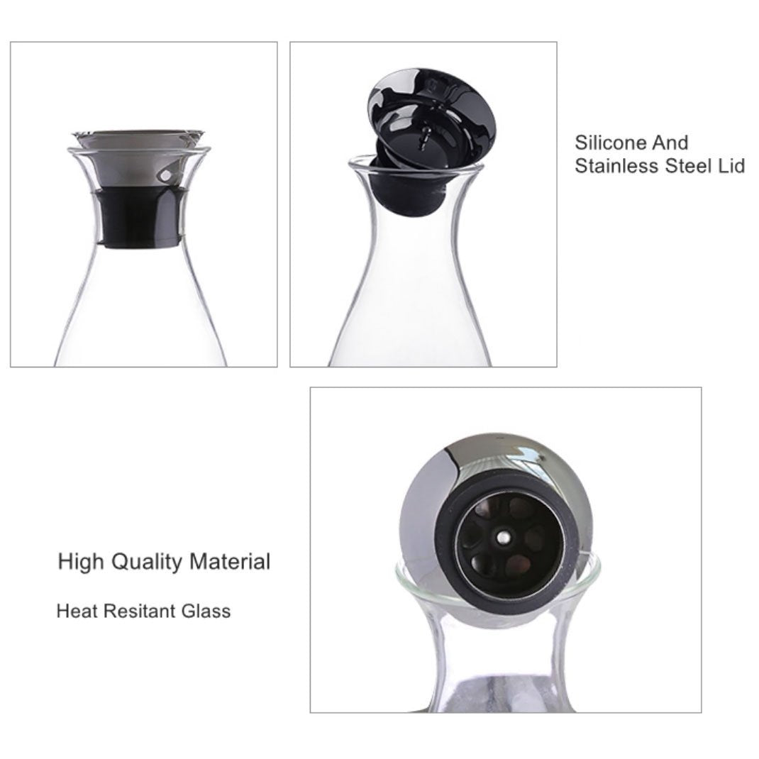 Bouteille d'eau en verre borosilicaté Kirrea | Petprovac