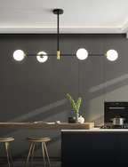 Lyra északi üveggömb mennyezeti lámpa E27 LED izzókkal