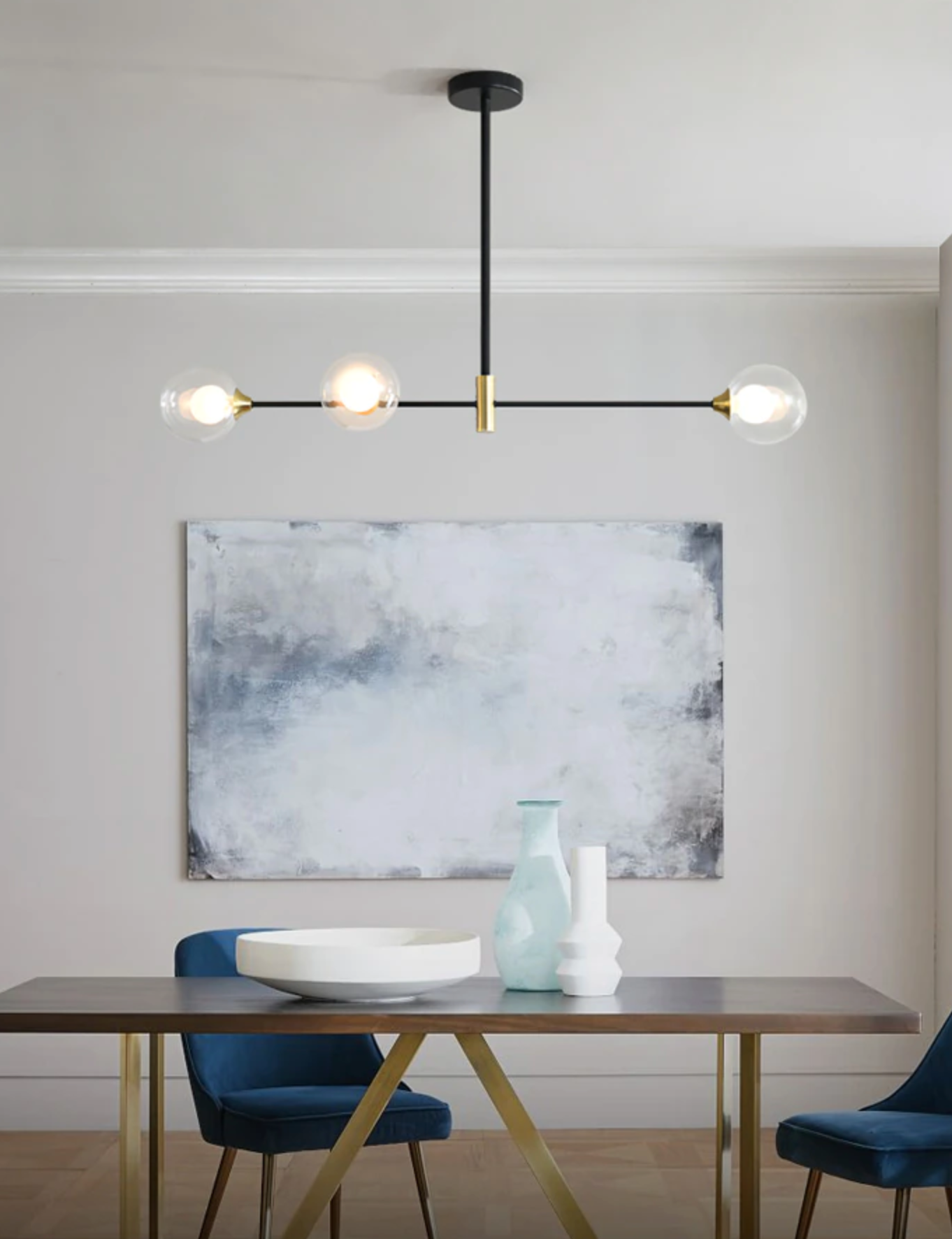 Lyra északi üveggömb mennyezeti lámpa E27 LED izzókkal