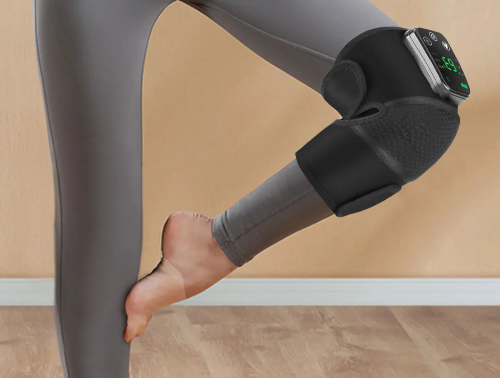 VitaPulse polvi- ja olkatuen lämmitetyllä ja värisevällä toiminnolla