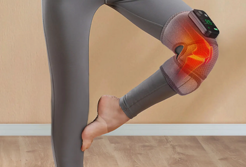 VitaPulse polvi- ja olkatuen lämmitetyllä ja värisevällä toiminnolla