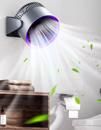 ZephyrFlow 静音墙壁及桌面风扇，适用于家庭和办公室