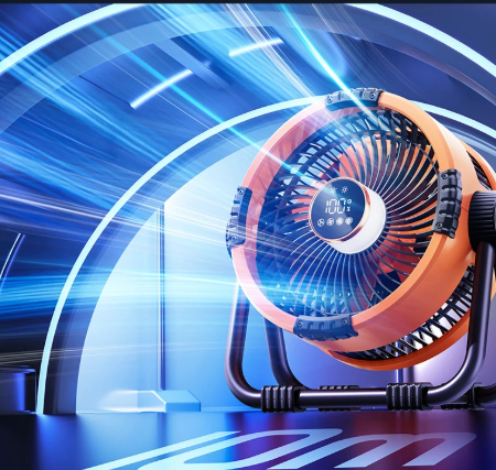 Kipas Khemah AeroPulse 6-Dalam-1 Dengan Lampu LED dan Kawalan Jauh