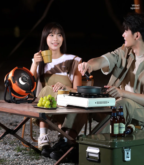 Kipas Khemah AeroPulse 6-Dalam-1 Dengan Lampu LED dan Kawalan Jauh