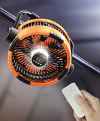 Kipas Khemah AeroPulse 6-Dalam-1 Dengan Lampu LED dan Kawalan Jauh