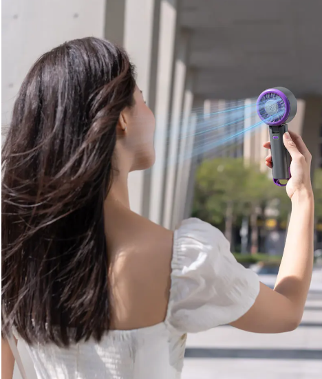 Kipas Penyejuk GlacioPulse Mini 100-Kelajuan Dengan Plat Sejuk