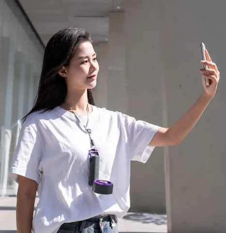 Kipas Penyejuk GlacioPulse Mini 100-Kelajuan Dengan Plat Sejuk