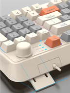 NexisKey 94-tasters RGB-tastatur med volumratt for PC/bærbar PC