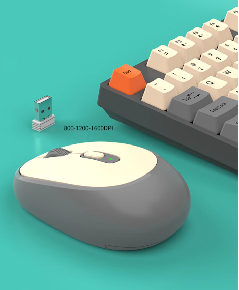AstraKey trådløst tastatur og mus med numerisk tastatur USB 2.4GHz