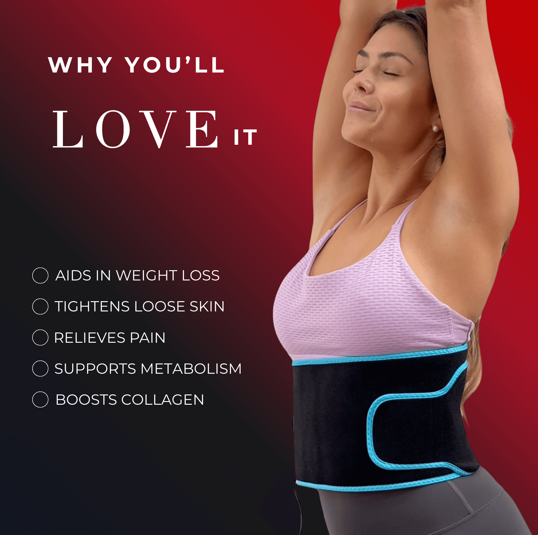Advanced Red Light Therapy Belt for Body Contouring, Recovery & Daily Wellness